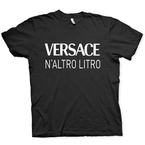 versace n altro litro maglietta|Magliette da uomo Versace .